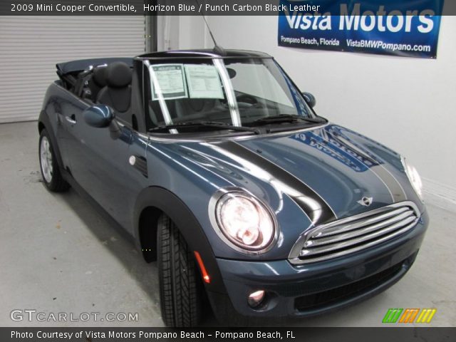 2009 Mini Cooper Convertible in Horizon Blue