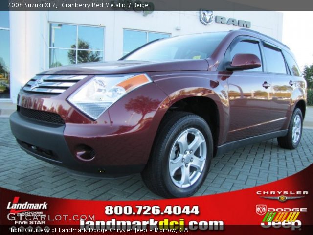 2008 Suzuki XL7  in Cranberry Red Metallic