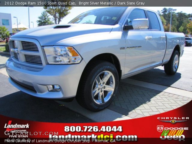 2012 Dodge Ram 1500 Sport Quad Cab in Bright Silver Metallic