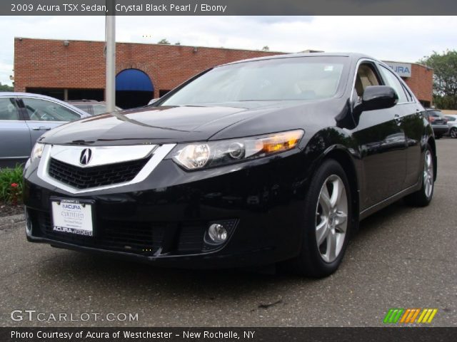 2009 Acura TSX Sedan in Crystal Black Pearl