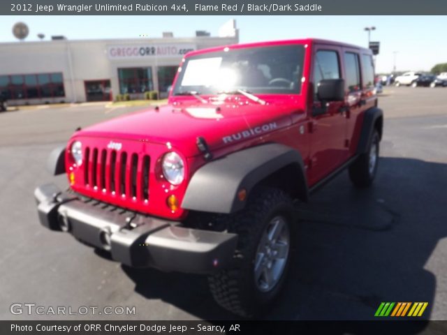 2012 Jeep Wrangler Unlimited Rubicon 4x4 in Flame Red