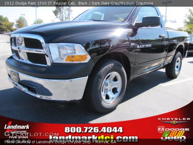 2012 Dodge Ram 1500 ST Regular Cab in Black