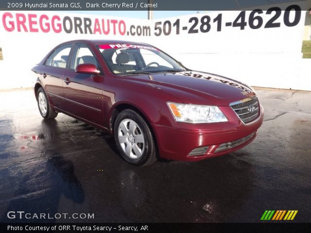 2009 Hyundai Sonata GLS in Dark Cherry Red