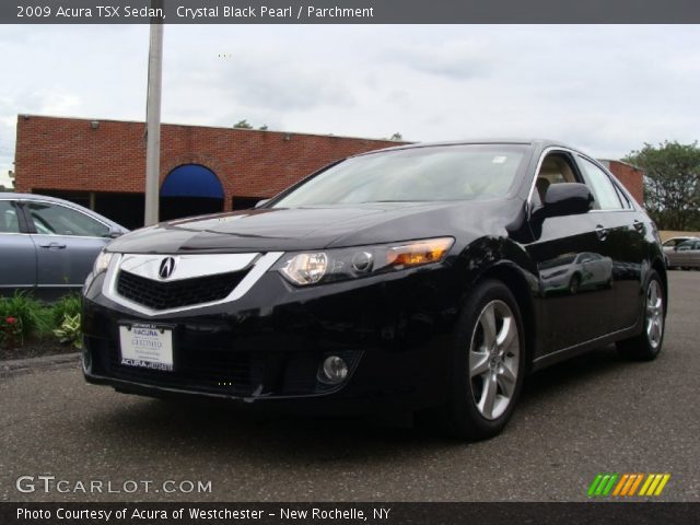 2009 Acura TSX Sedan in Crystal Black Pearl