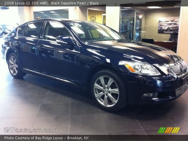 2008 Lexus GS 350 AWD in Black Sapphire Pearl