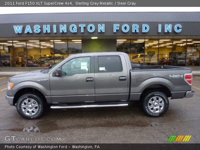 2011 Ford F150 XLT SuperCrew 4x4 in Sterling Grey Metallic
