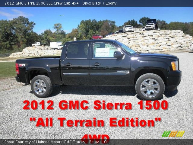 2012 GMC Sierra 1500 SLE Crew Cab 4x4 in Onyx Black