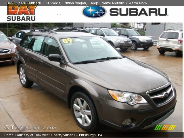 2009 Subaru Outback 2.5i Special Edition Wagon in Deep Bronze Metallic