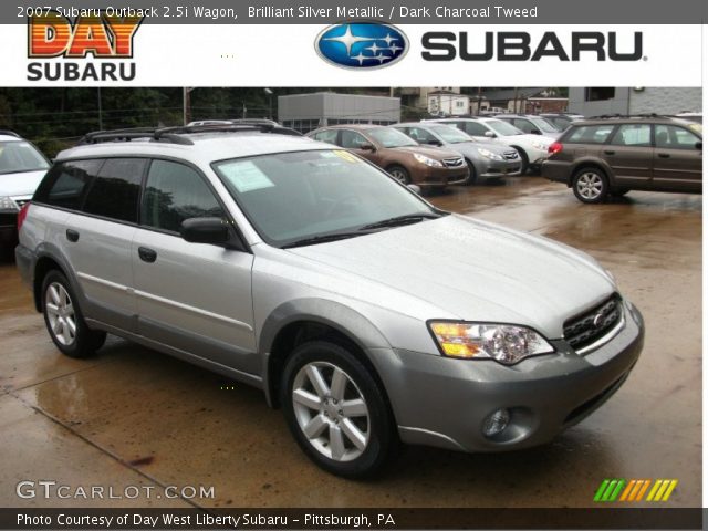 2007 Subaru Outback 2.5i Wagon in Brilliant Silver Metallic