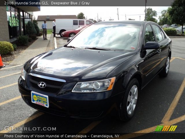 2008 Hyundai Sonata GLS in Deepwater Blue