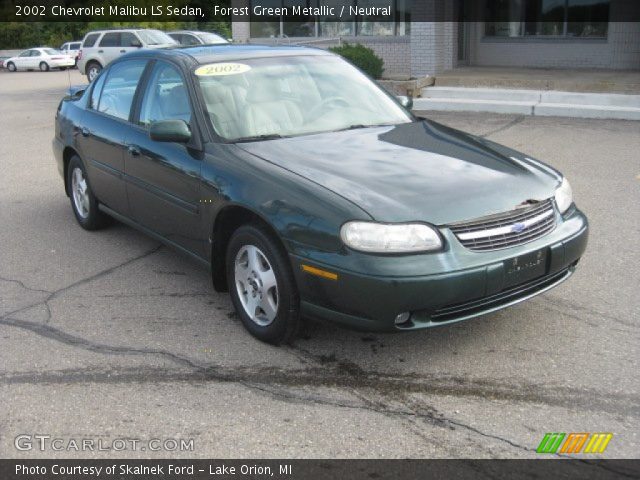 2002 Chevrolet Malibu LS Sedan in Forest Green Metallic