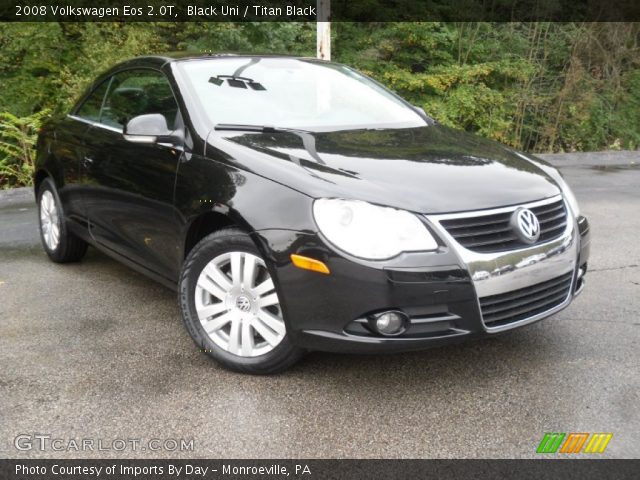 2008 Volkswagen Eos 2.0T in Black Uni