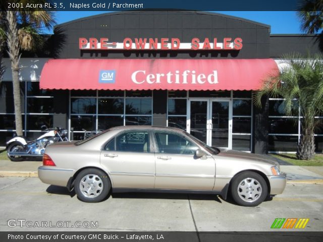 2001 Acura RL 3.5 in Naples Gold