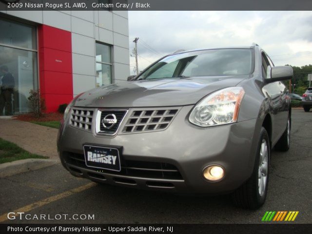 2009 Nissan Rogue SL AWD in Gotham Gray