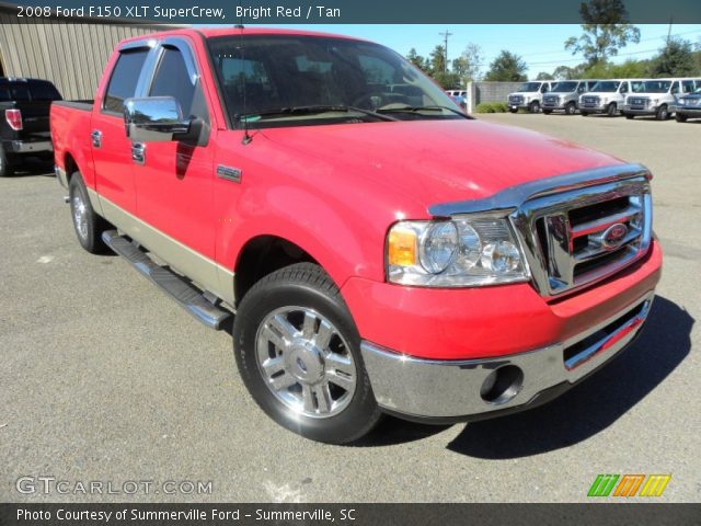 2008 Ford F150 XLT SuperCrew in Bright Red