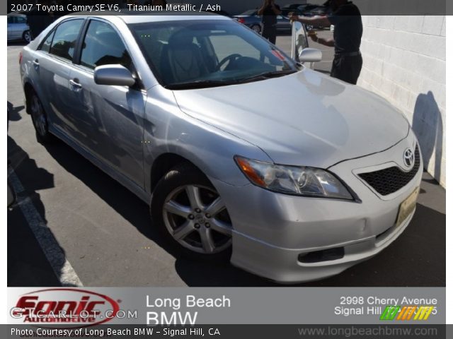 2007 Toyota Camry SE V6 in Titanium Metallic