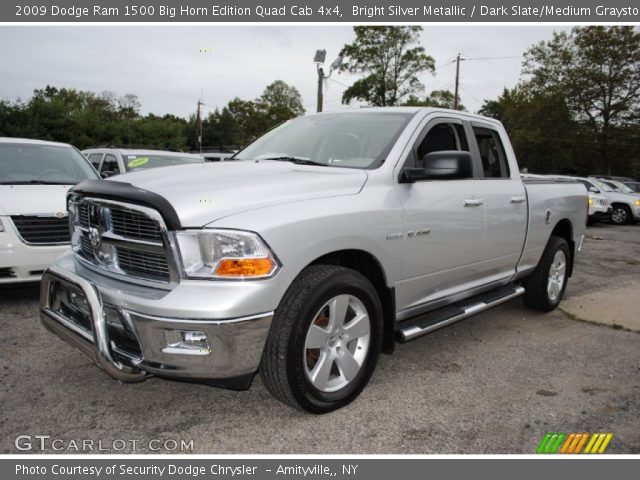 2009 Dodge Ram 1500 Big Horn Edition Quad Cab 4x4 in Bright Silver Metallic