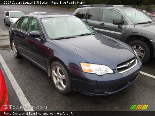 2007 Subaru Legacy 2.5i Sedan in Regal Blue Pearl