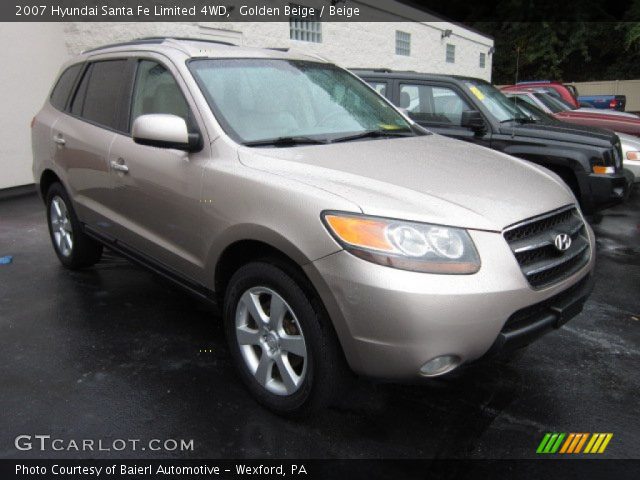 2007 Hyundai Santa Fe Limited 4WD in Golden Beige