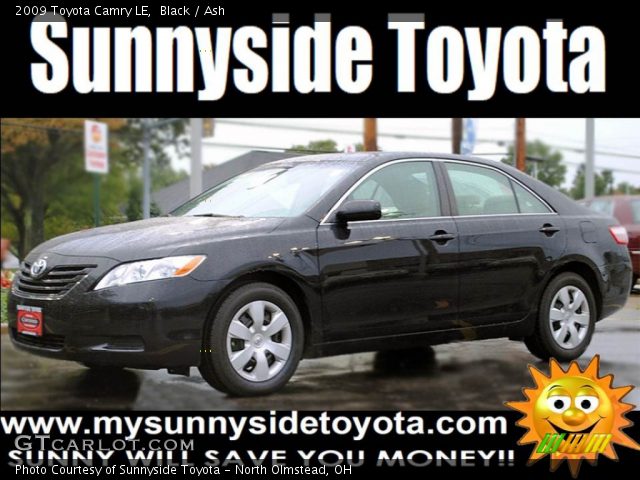 2009 Toyota Camry LE in Black