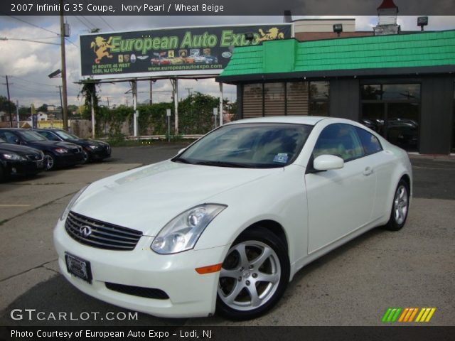2007 Infiniti G 35 Coupe in Ivory Pearl