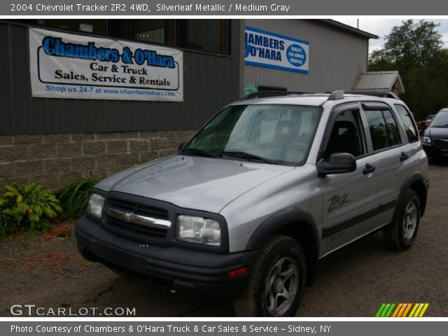 2004 Chevrolet Tracker ZR2 4WD in Silverleaf Metallic