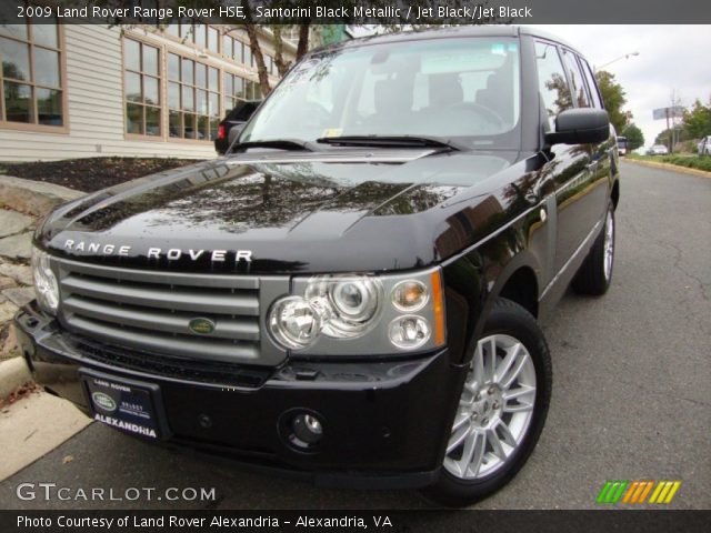 2009 Land Rover Range Rover HSE in Santorini Black Metallic