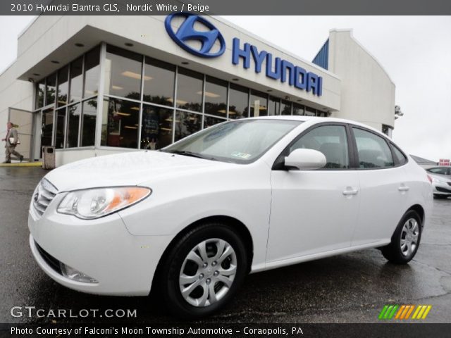 2010 Hyundai Elantra GLS in Nordic White