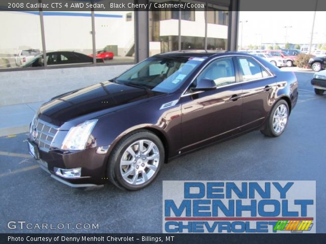 2008 Cadillac CTS 4 AWD Sedan in Black Cherry