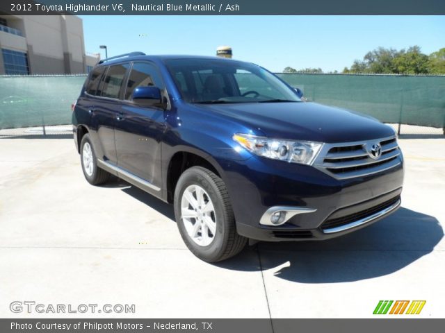 2012 Toyota Highlander V6 in Nautical Blue Metallic