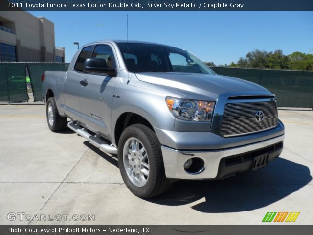 2011 Toyota Tundra Texas Edition Double Cab in Silver Sky Metallic