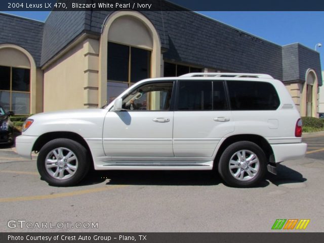 2004 Lexus LX 470 in Blizzard White Pearl