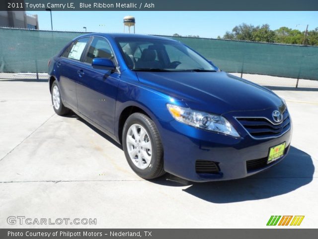 2011 Toyota Camry LE in Blue Ribbon Metallic
