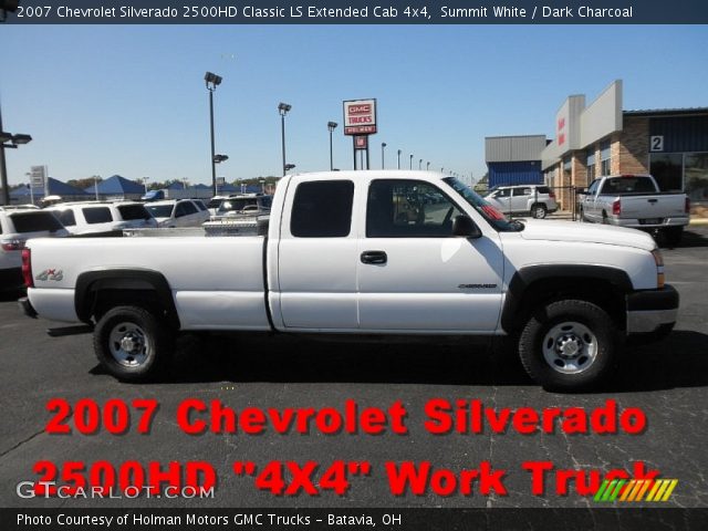 2007 Chevrolet Silverado 2500HD Classic LS Extended Cab 4x4 in Summit White