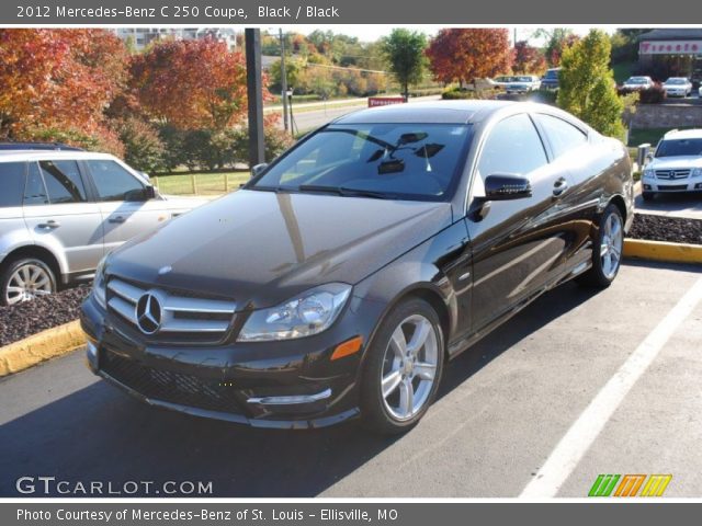 2012 Mercedes-Benz C 250 Coupe in Black
