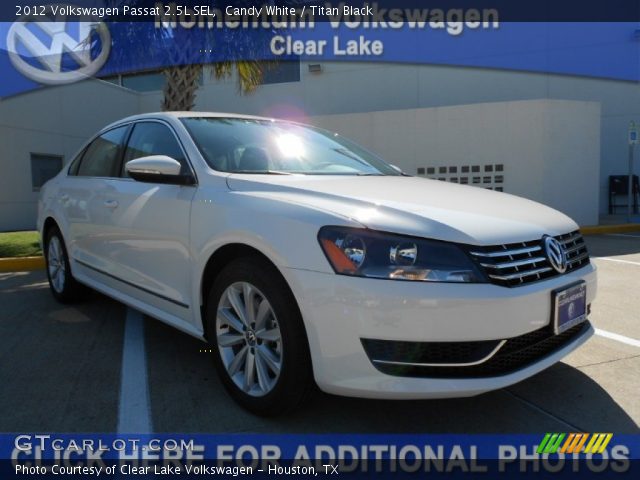 2012 Volkswagen Passat 2.5L SEL in Candy White