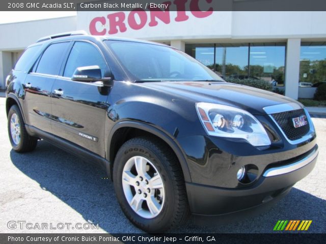 2008 GMC Acadia SLT in Carbon Black Metallic