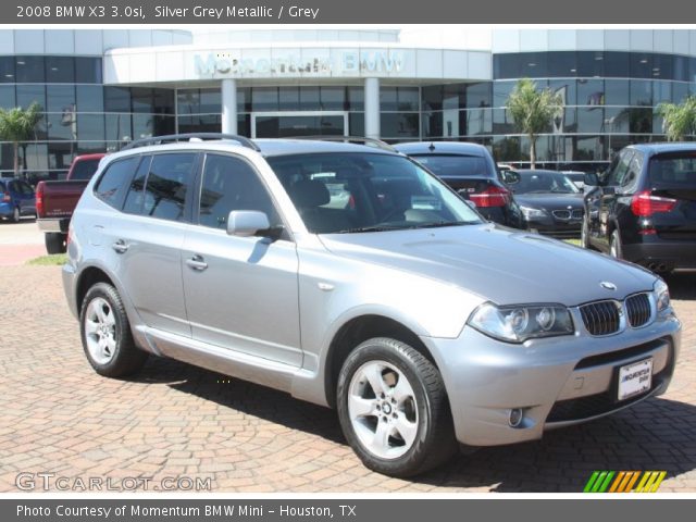 2008 BMW X3 3.0si in Silver Grey Metallic
