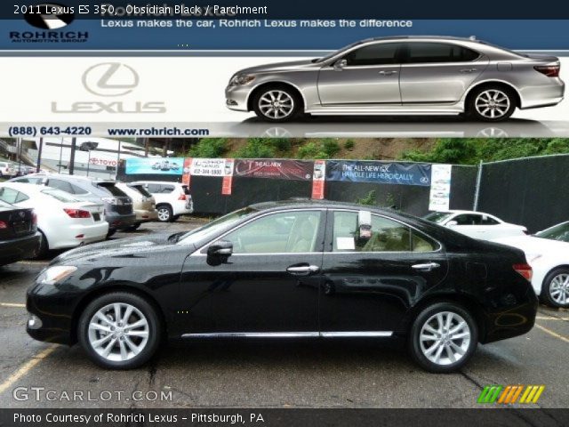 2011 Lexus ES 350 in Obsidian Black