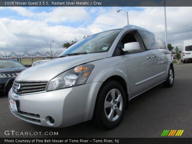 2008 Nissan Quest 3.5 S in Radiant Silver Metallic