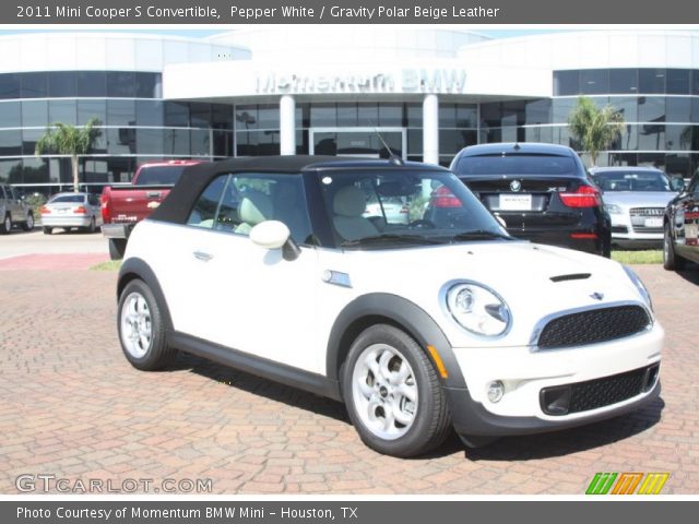 2011 Mini Cooper S Convertible in Pepper White