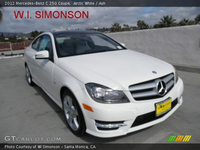 2012 Mercedes-Benz C 250 Coupe in Arctic White