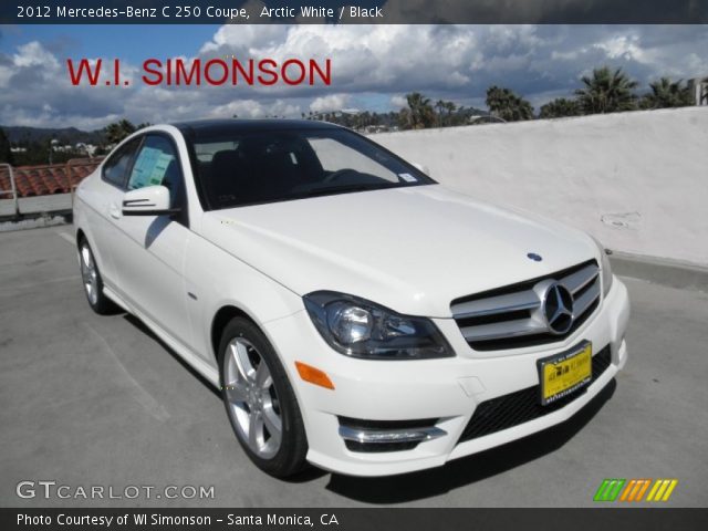 2012 Mercedes-Benz C 250 Coupe in Arctic White