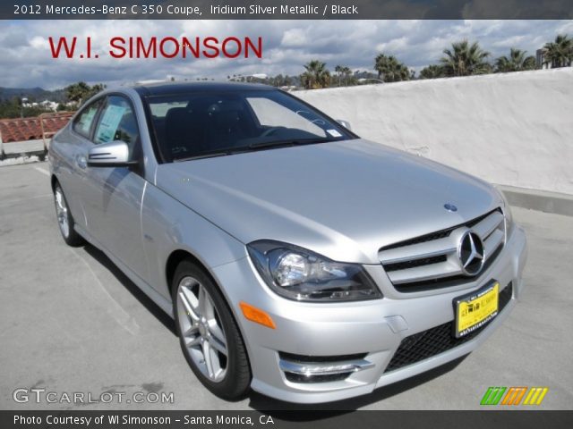 2012 Mercedes-Benz C 350 Coupe in Iridium Silver Metallic