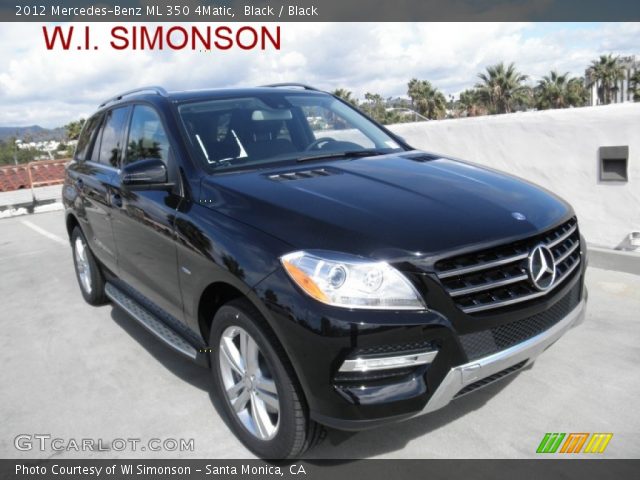 2012 Mercedes-Benz ML 350 4Matic in Black