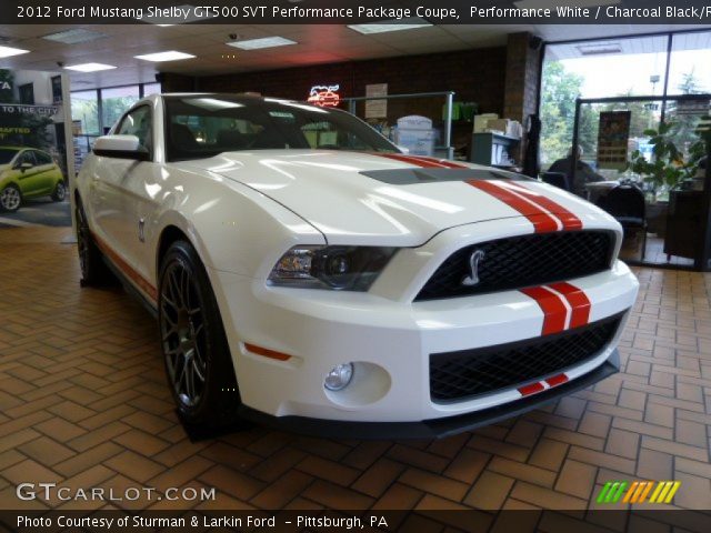 2012 Ford Mustang Shelby GT500 SVT Performance Package Coupe in Performance White
