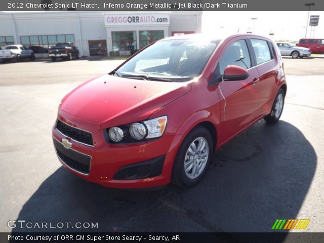 2012 Chevrolet Sonic LT Hatch in Inferno Orange Metallic