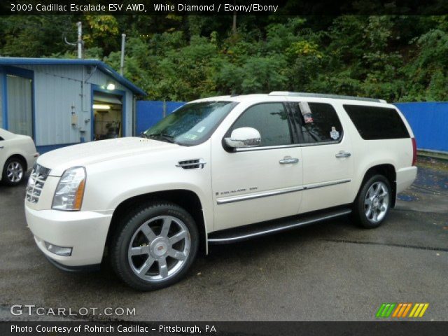 2009 Cadillac Escalade ESV AWD in White Diamond