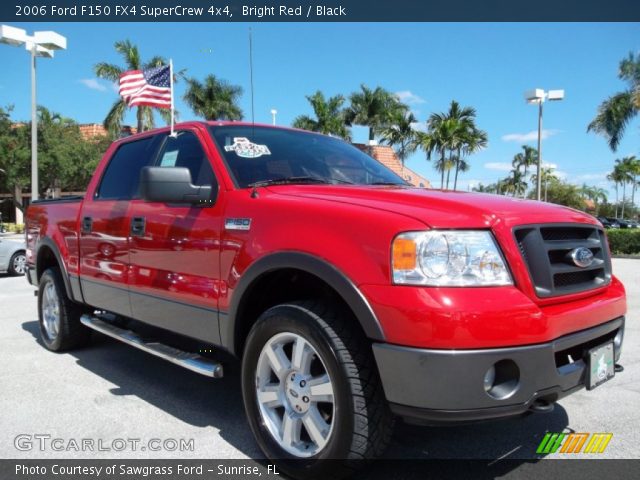 2006 Ford F150 FX4 SuperCrew 4x4 in Bright Red