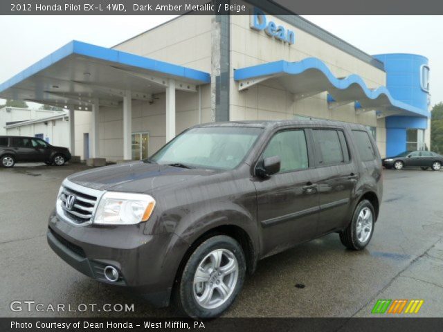 2012 Honda Pilot EX-L 4WD in Dark Amber Metallic